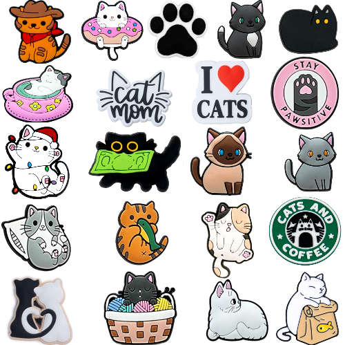 Shoe charm Gatos