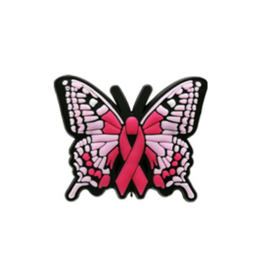 Decorativo lazo rosa lucha contra el cancer de mama 6mm