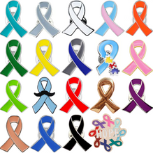 Cargar imagen en el visor de la galería, Set pin lazos solidarios
