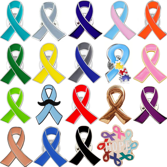 Set pin lazos solidarios