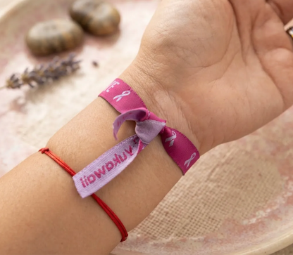 Pulsera Lazo rosa