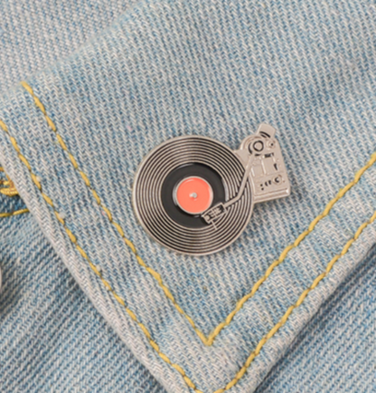 Pin disco de vinilo