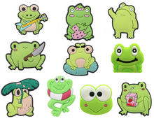 Cargar imagen en el visor de la galería, Shoe charm Ranas
