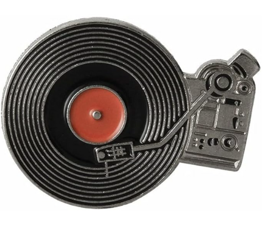 Pin disco de vinilo