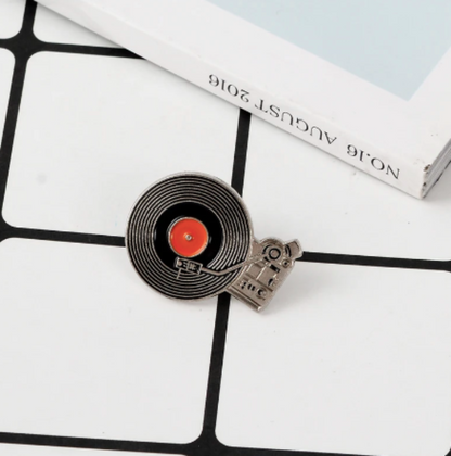 Pin disco de vinilo