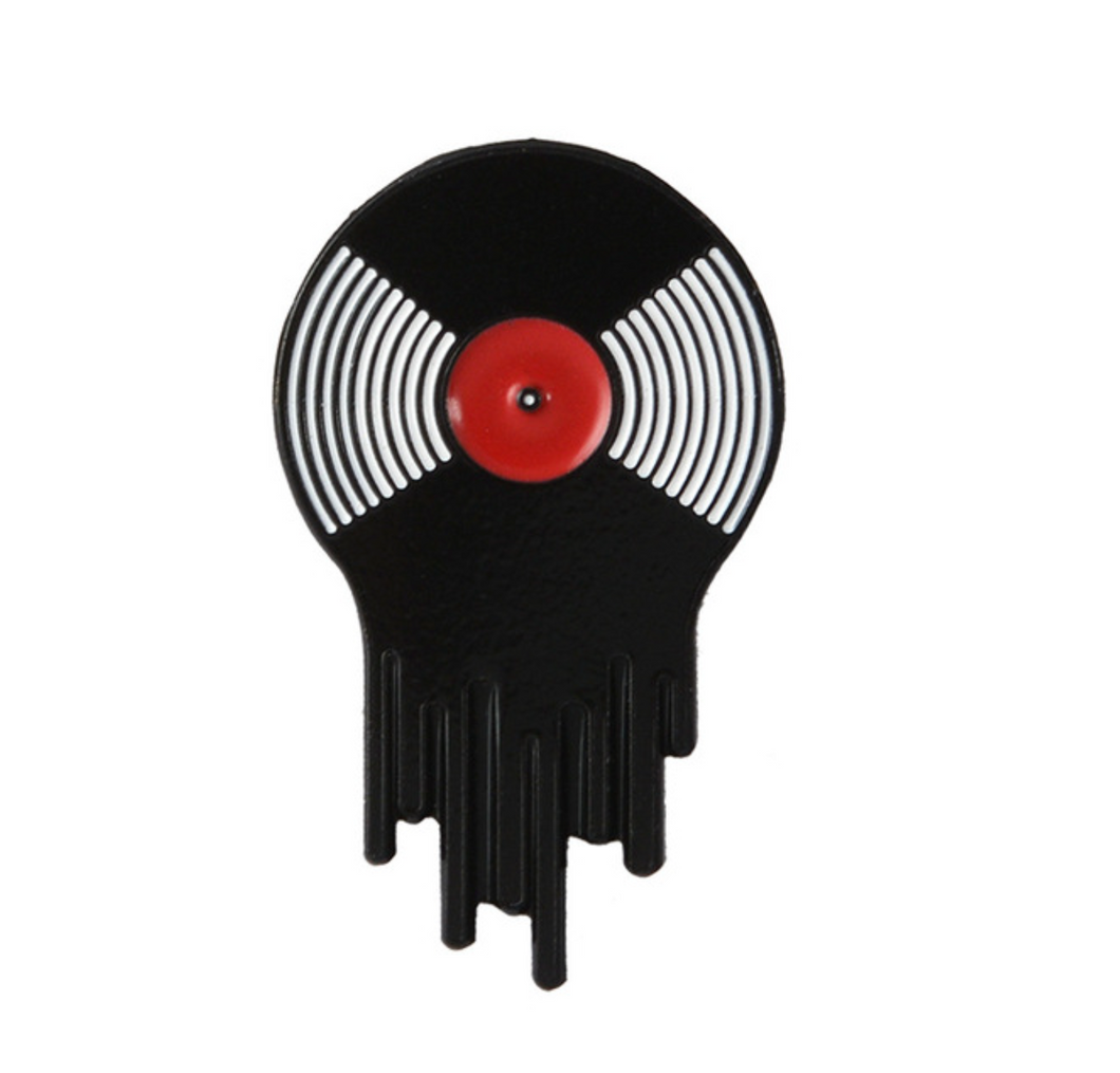 Pin disco de vinilo