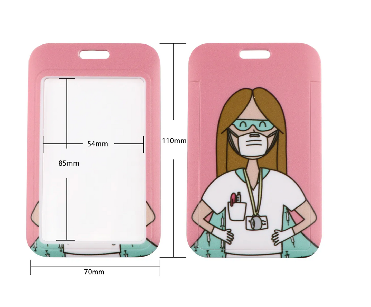 Lanyard y Porta credencial Enfermera