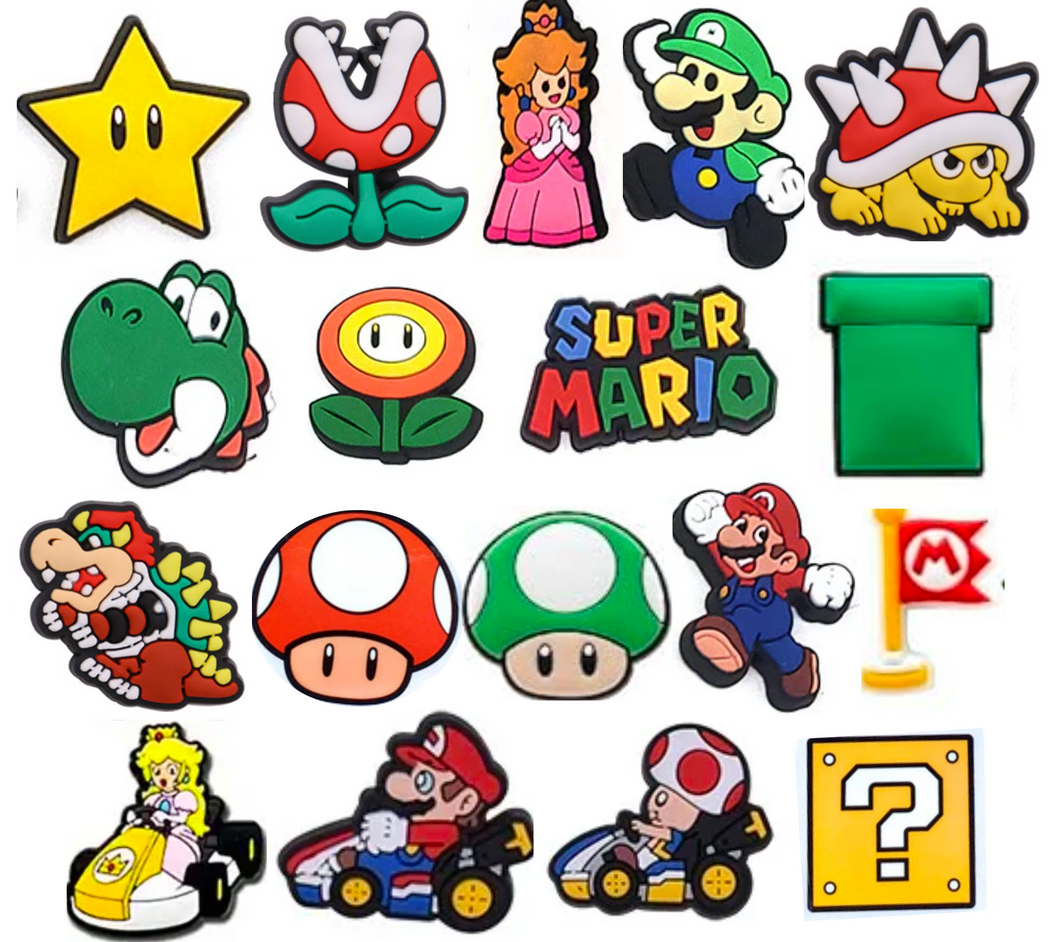 Shoe charm Mario Bros