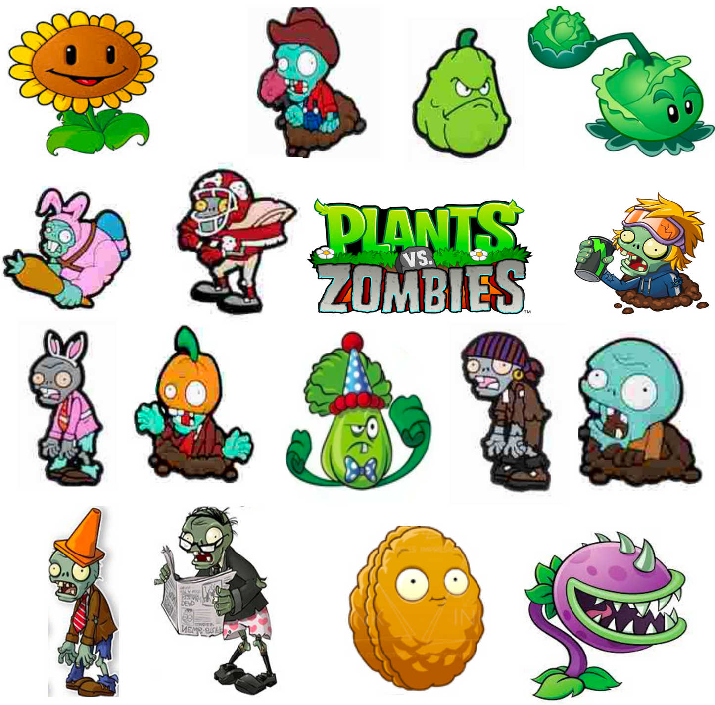 Shoe charm Plantas Vs Zombies