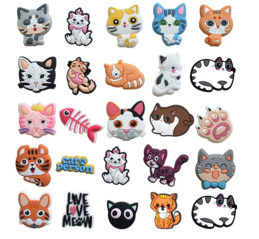 Shoe Charms Gatos