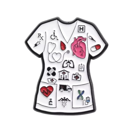 Pin Uniforme enfermera doctora