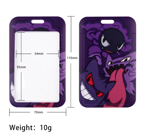 Lanyard y Porta credencial Pokemon Gengar