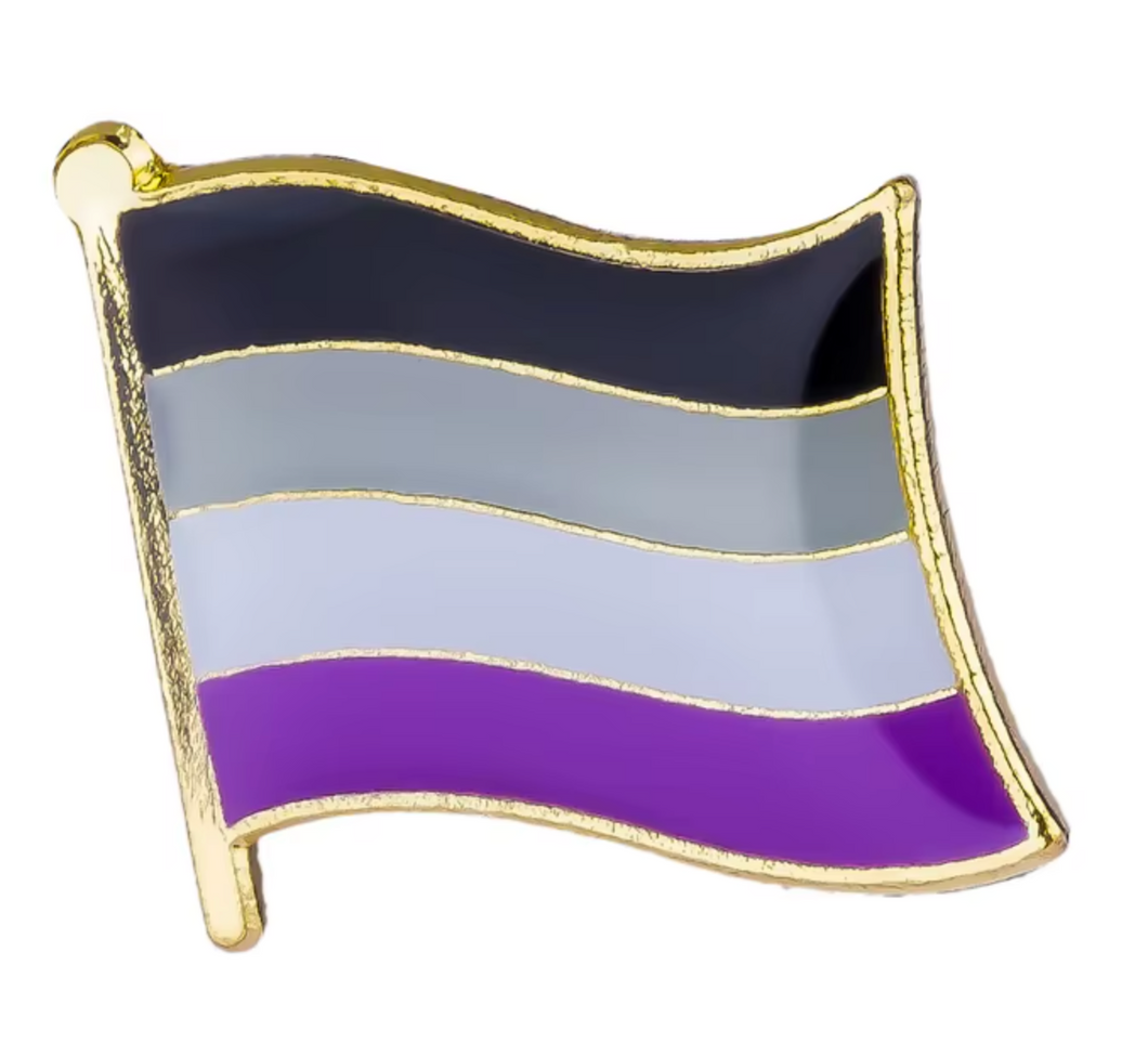 Pin Bandera Asexual