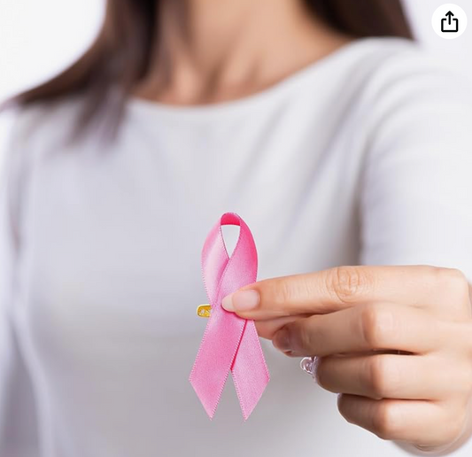 Pin lazo rosa lucha contra el cancer de mama