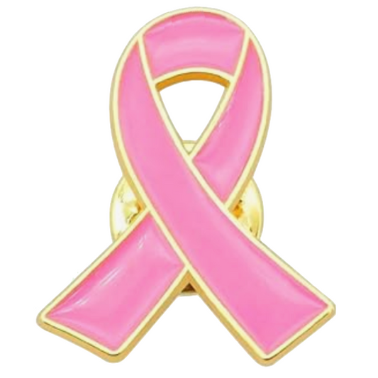 Pin lazo rosa lucha contra el cancer de mama