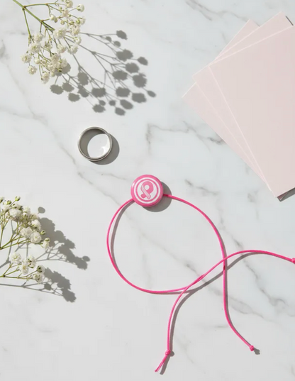 Pulsera Lazo rosa lucha contra el cancer de mama