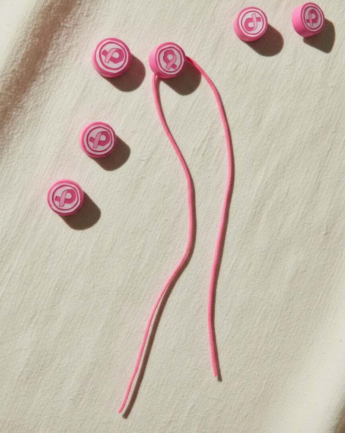 Pulsera Lazo rosa lucha contra el cancer de mama