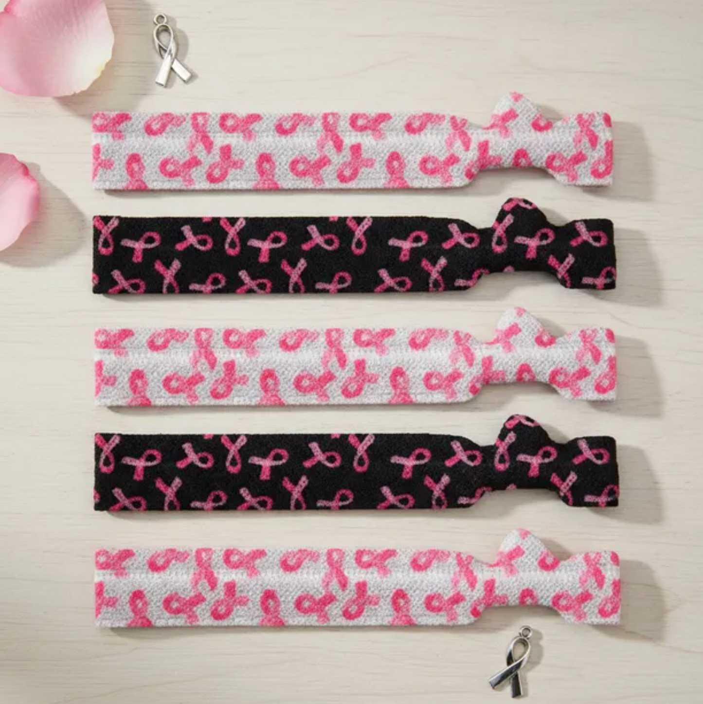 Pulsera Lazo rosa cancer de mama