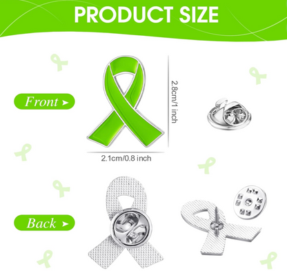 Pin lazo verde lima