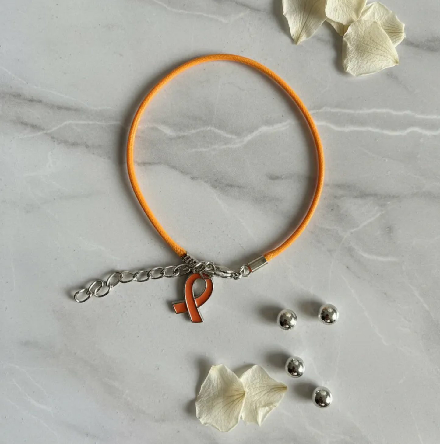 Pulsera Lazo naranja