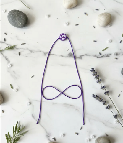 Pulsera Lazo morado