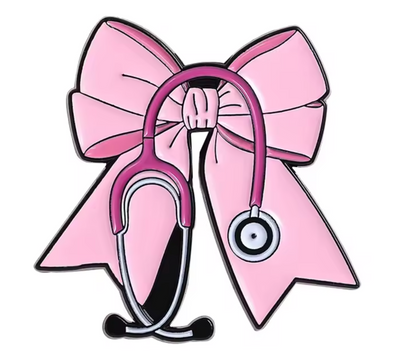 Pin lazo rosa