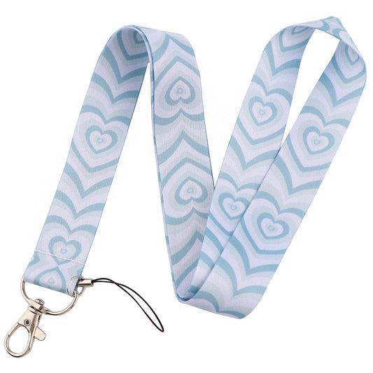 Lanyard Corazon Gris