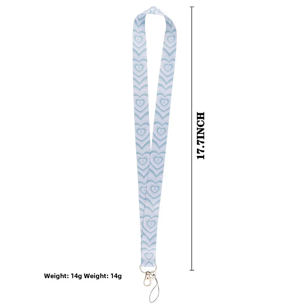 Lanyard Corazon Gris