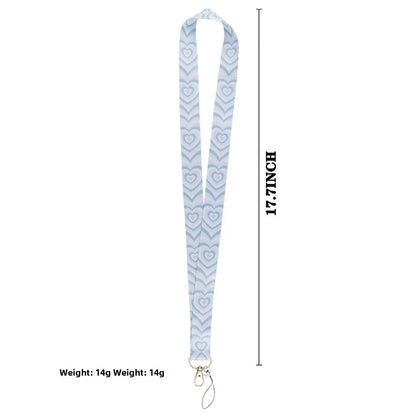 Lanyard Corazon Gris