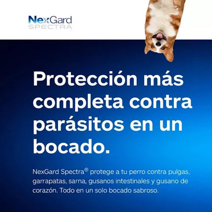 Nexgard Spectra 3 tabletas masticables SPECTRA XL 30-60 kg