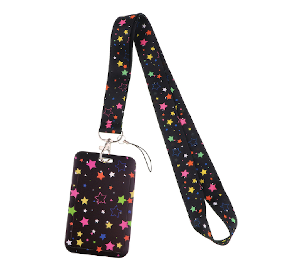 Lanyard y Porta credencial Estrellas