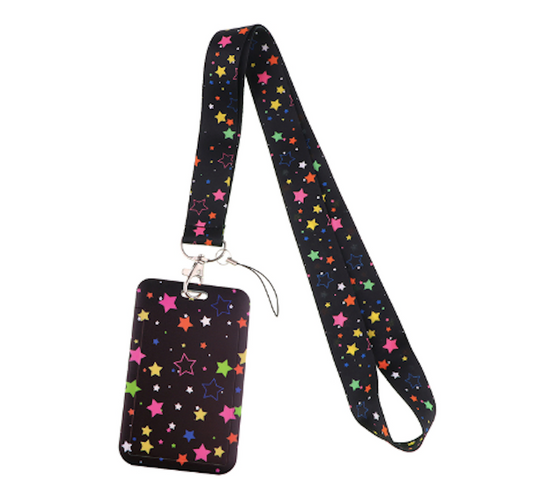Lanyard y Porta credencial Estrellas