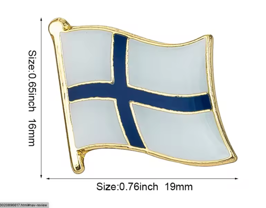 Pin Bandera Finlandia