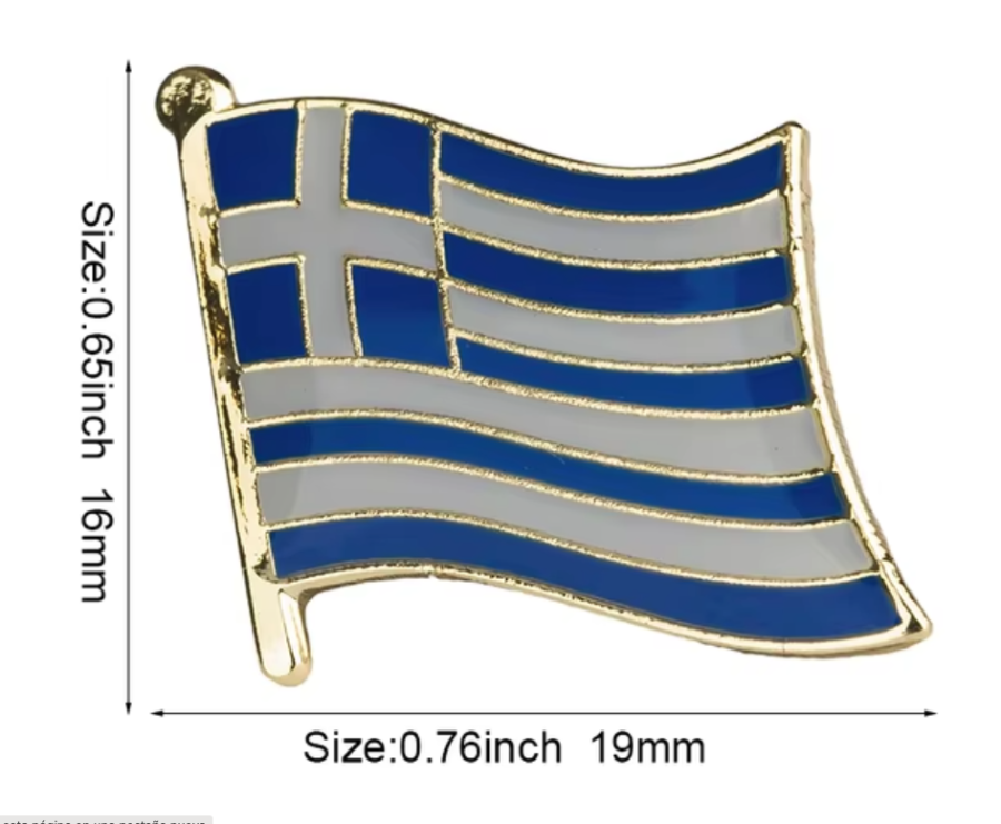 Pin Bandera Grecia