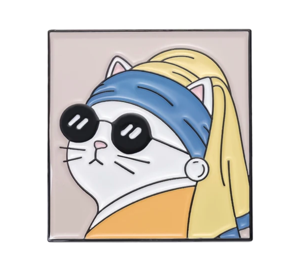 Pin Gato con turbante