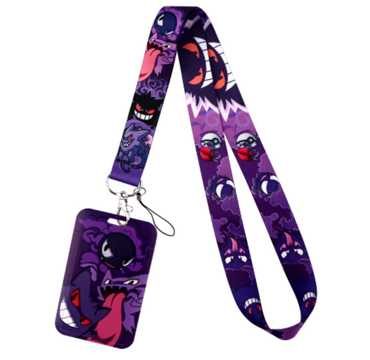 Lanyard y Porta credencial Pokemon Gengar