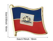 Cargar imagen en el visor de la galería, Pin Bandera Haiti
