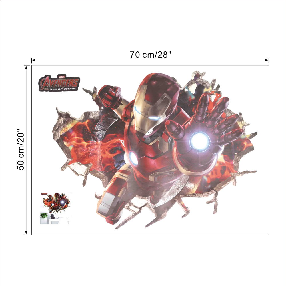 Pegatina decorativa Iron man