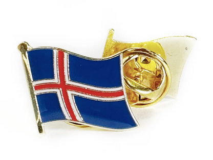 Pin Bandera Islandia