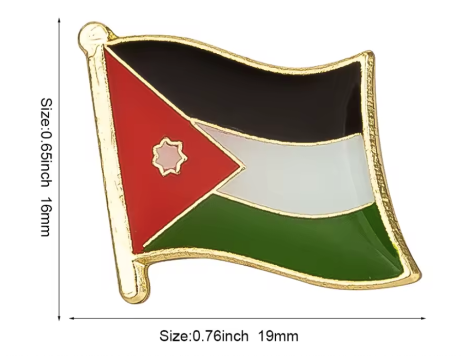 Pin Bandera Jordania