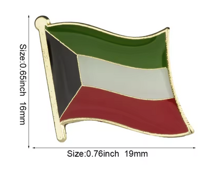 Pin Bandera Kuwait