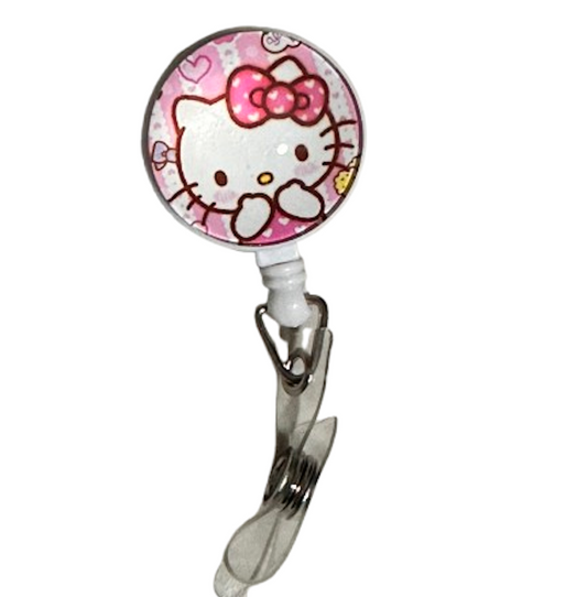 Porta gafete Kitty