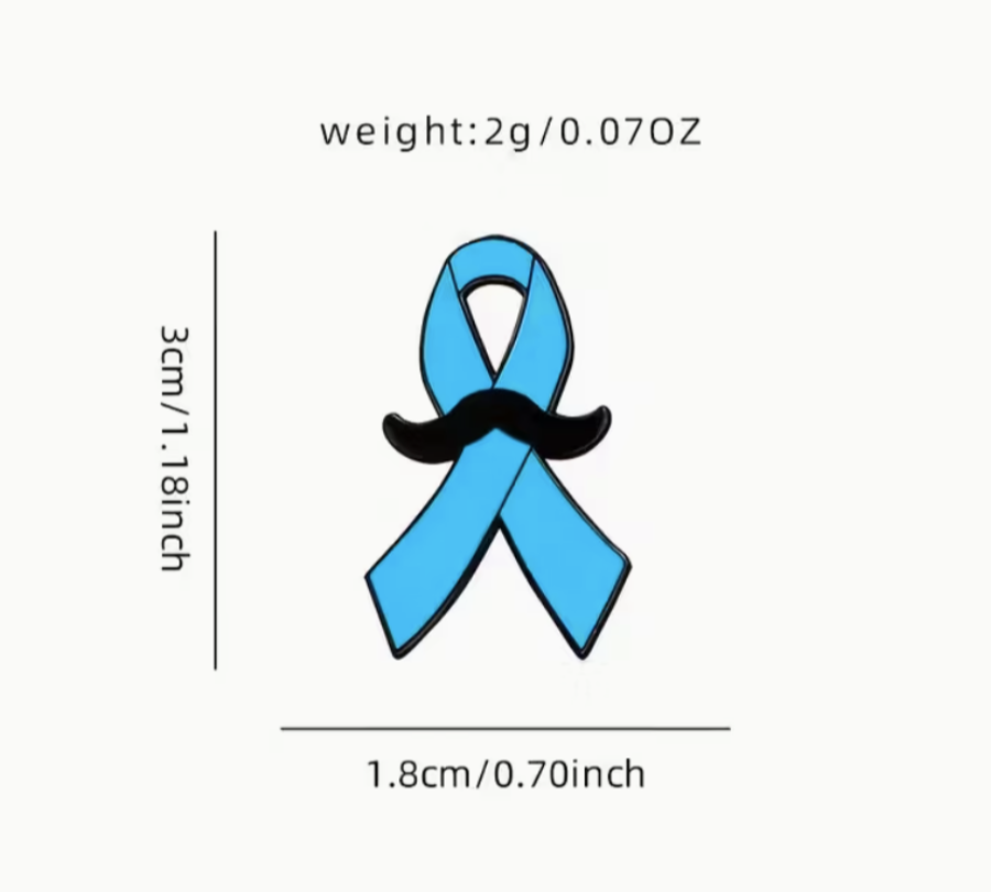 Pin lazo azul cancer de prostata