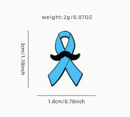 Pin lazo azul cancer de prostata