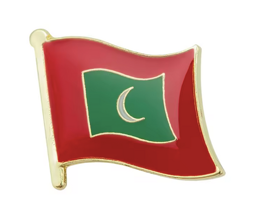 Pin Bandera Maldivas