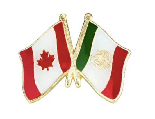 Pin Bandera Mexico / Canada
