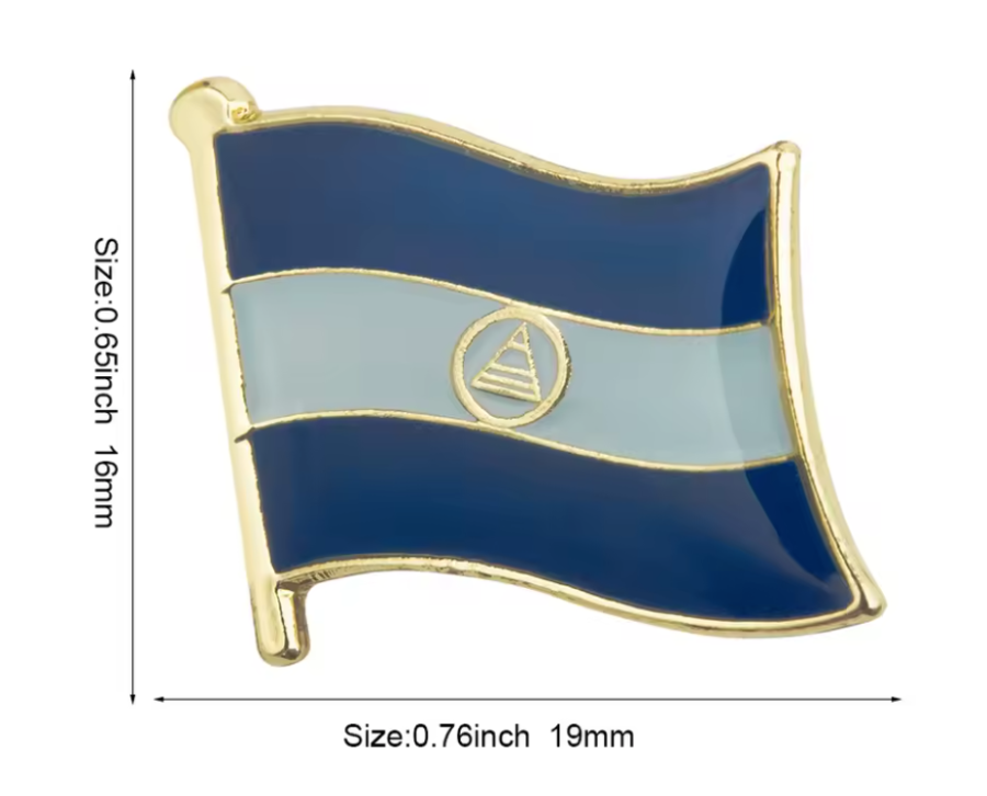 Pin Bandera Nicaragua