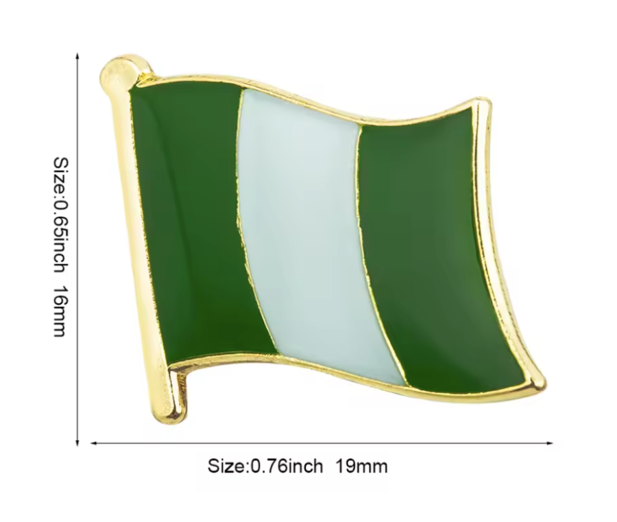 Pin Bandera Nigeria