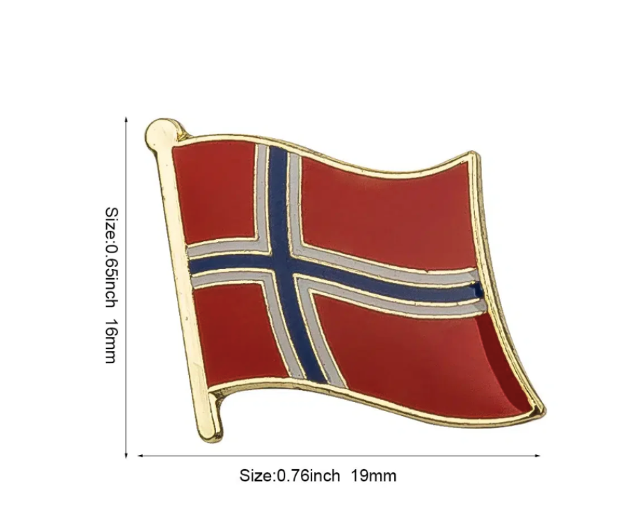 Pin Bandera Noruega