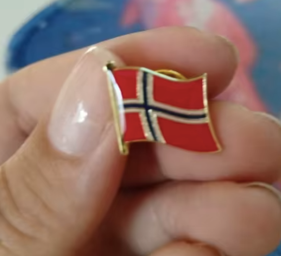 Pin Bandera Noruega